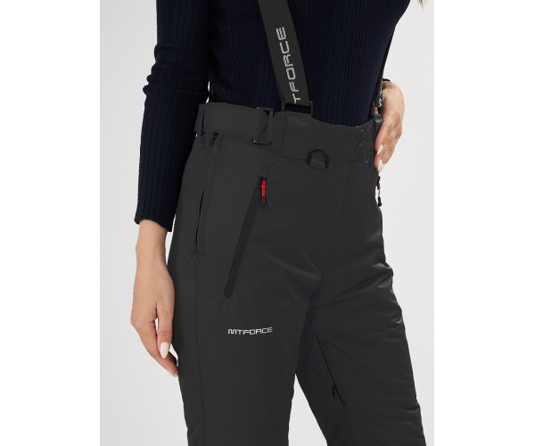 Брюки горнолыжные черного цвета 916Ch