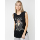 Футболка без рукавов женская черного цвета 8201Ch