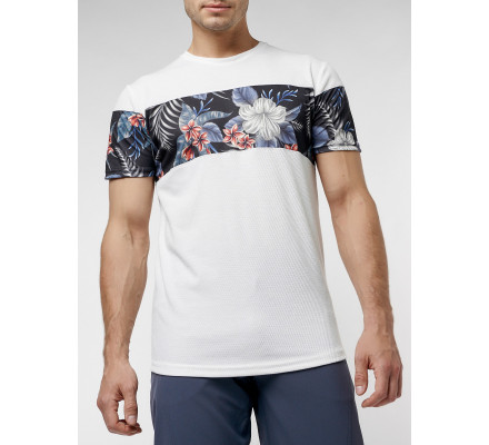 Футболка с принтом белого цвета 225174Bl