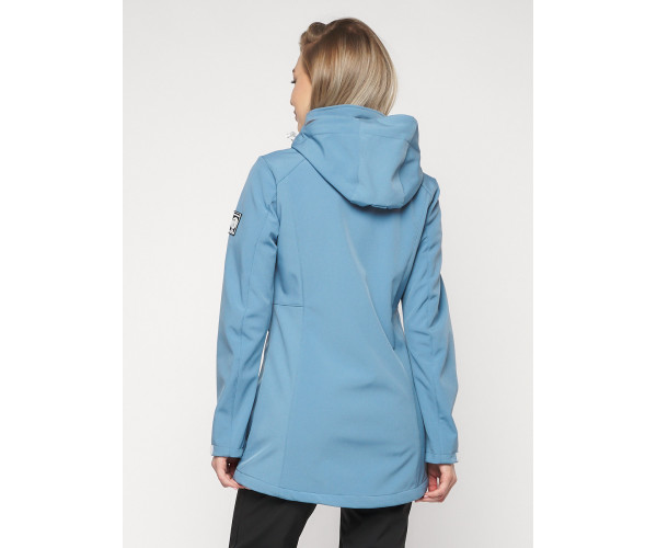 Костюм женский  синего цвета 020371S