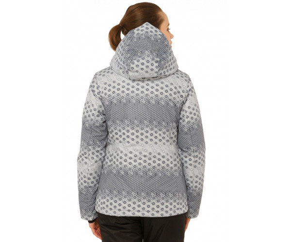 Женский зимний костюм горнолыжный серого цвета 017881Sr