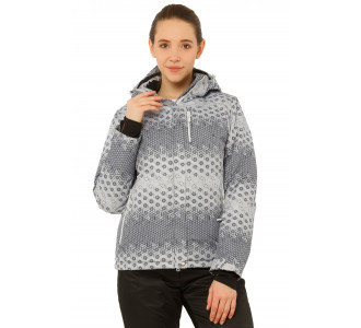 Женская зимняя горнолыжная куртка серого цвета 1786Sr