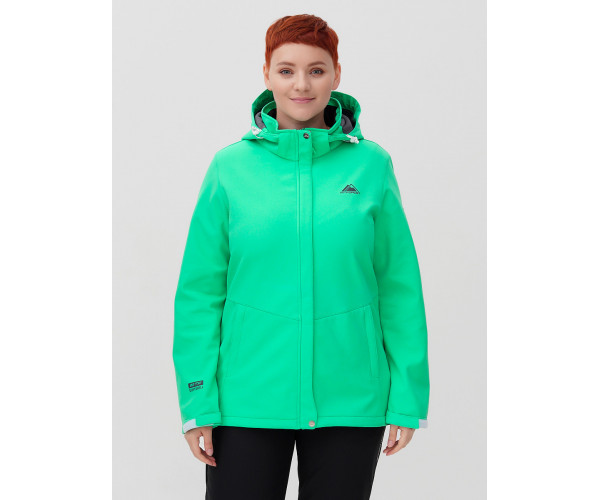 Костюм  bigsize зеленого цвета 02034-1Z