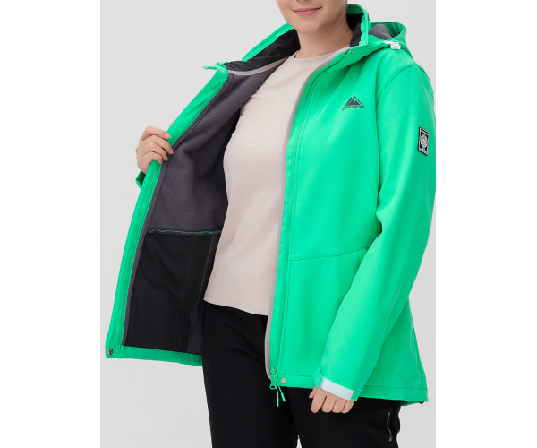 Костюм  bigsize зеленого цвета 02034-1Z