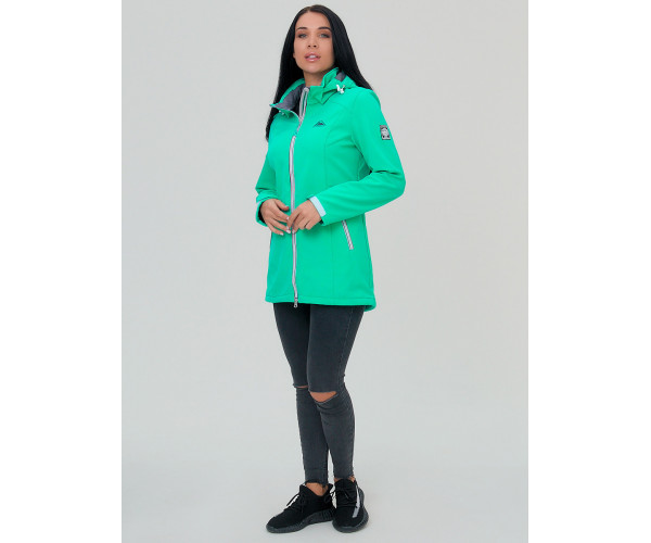 Парка женская  салатового цвета 2029Sl