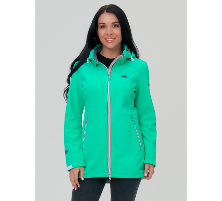 Парка женская  салатового цвета 2029Sl