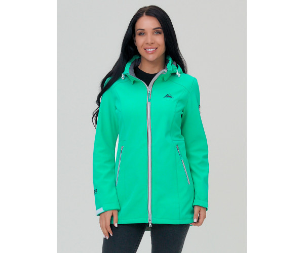 Парка женская  салатового цвета 2029Sl