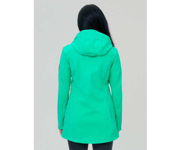 Парка женская  салатового цвета 2029Sl