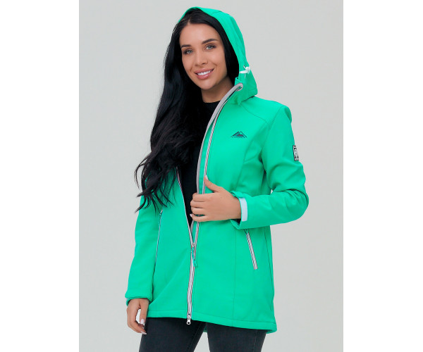 Парка женская  салатового цвета 2029Sl