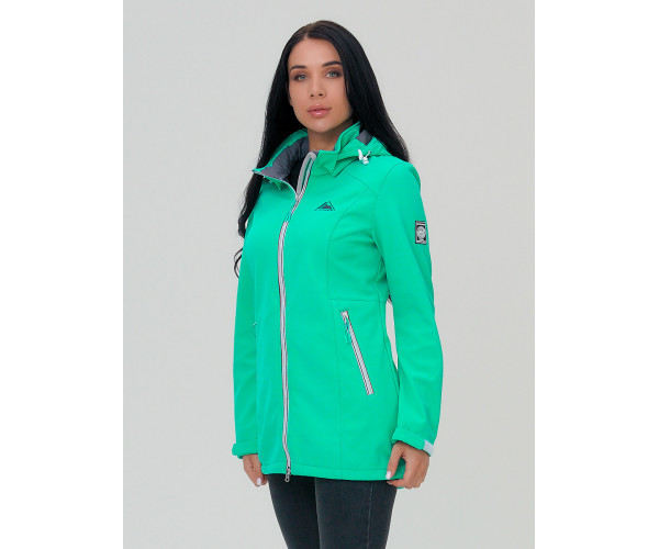 Парка женская  салатового цвета 2029Sl