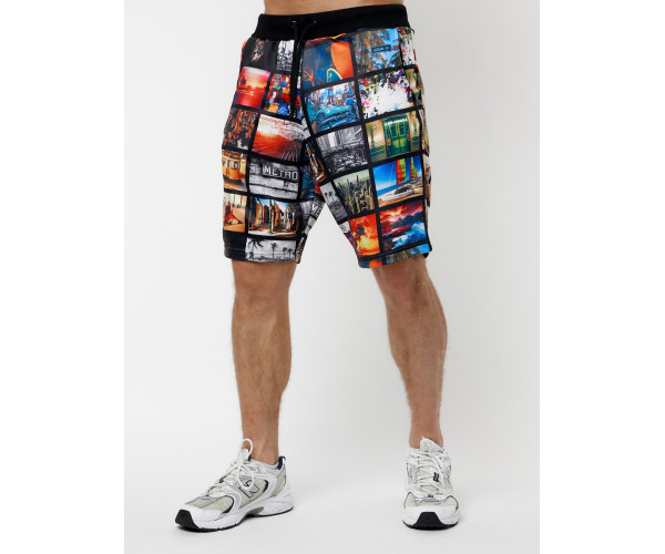 Костюм шорты и майка черного цвета 225298Ch