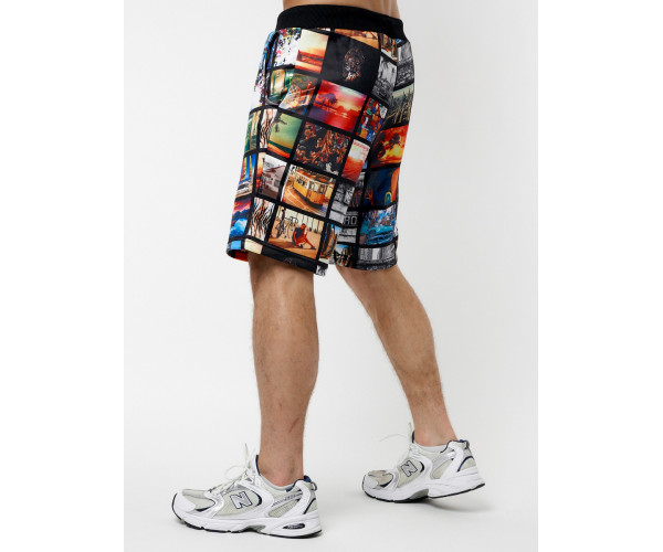 Костюм шорты и майка черного цвета 225298Ch