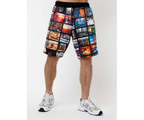 Костюм шорты и майка черного цвета 225298Ch