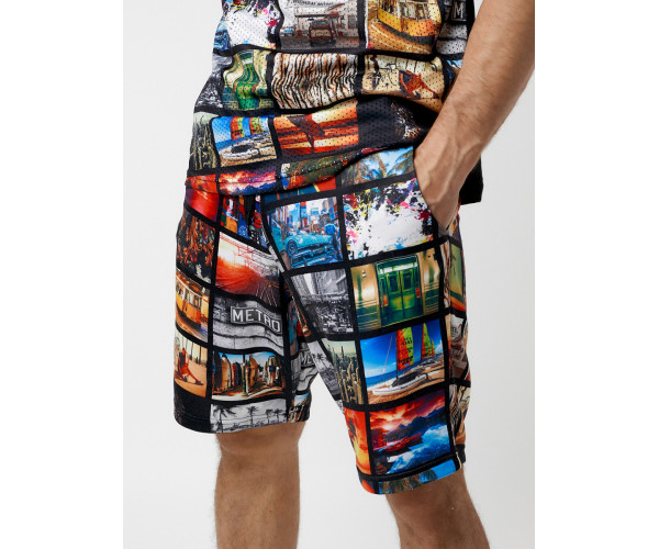 Костюм шорты и майка черного цвета 225298Ch