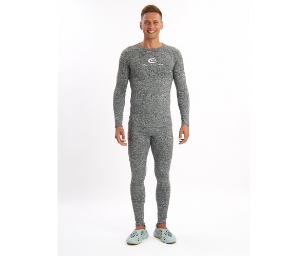 Термобелье мужское серого цвета 2206Sr