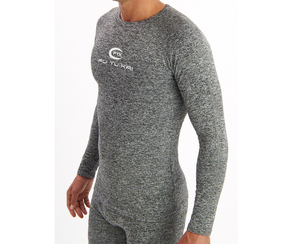 Термобелье мужское серого цвета 2206Sr