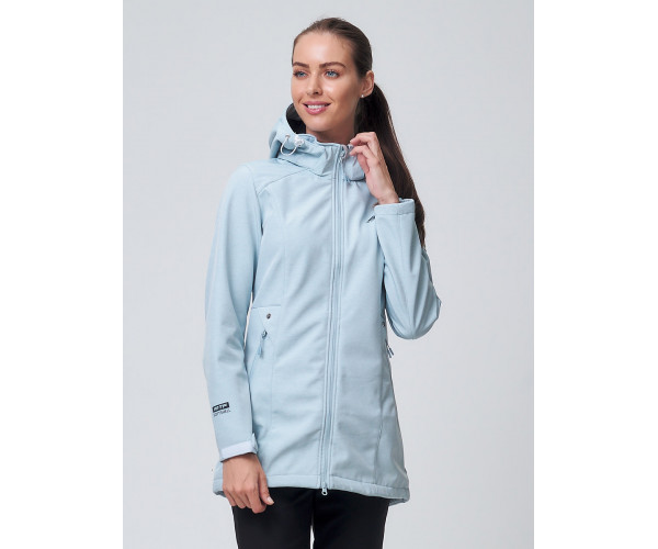 Костюм женский  голубого цвета 02037Gl