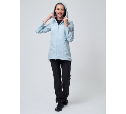 Костюм женский  голубого цвета 02037Gl