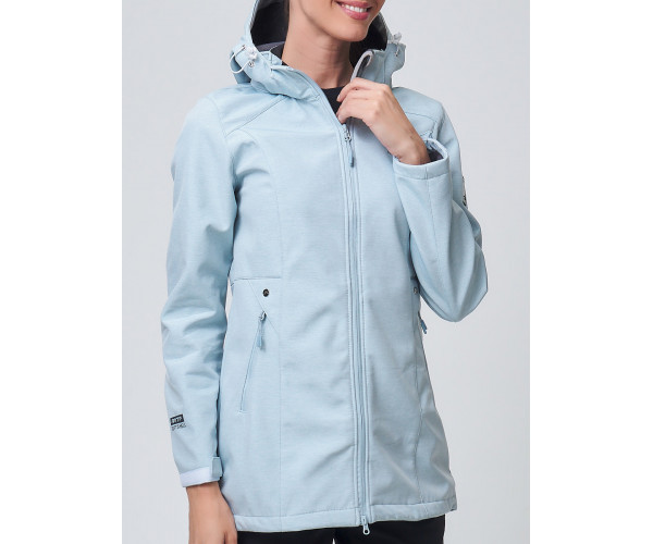 Костюм женский  голубого цвета 02037Gl