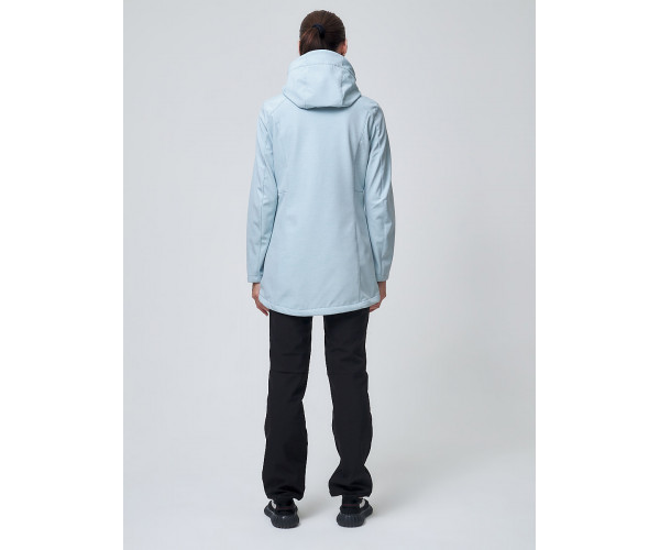 Костюм женский  голубого цвета 02037Gl