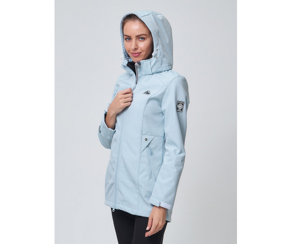 Костюм женский  голубого цвета 02037Gl