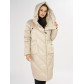 Куртка зимняя бежевого цвета 72185B