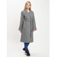 Пальто демисезонное серого цвета 42121Sr