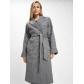 Пальто демисезонное серого цвета 42121Sr
