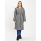 Пальто демисезонное серого цвета 42121Sr