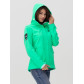 Ветровка  женская зеленого цвета 2034Z