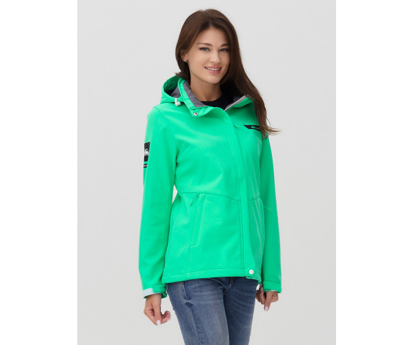 Ветровка  женская зеленого цвета 2034Z