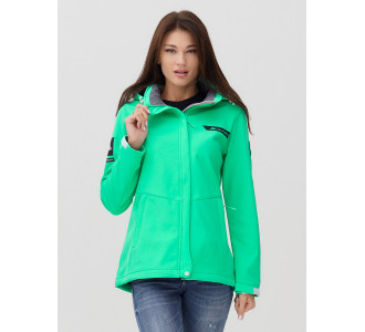 Ветровка  женская зеленого цвета 2034Z