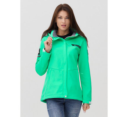Ветровка  женская зеленого цвета 2034Z