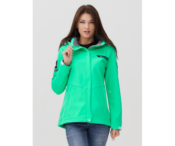 Ветровка  женская зеленого цвета 2034Z