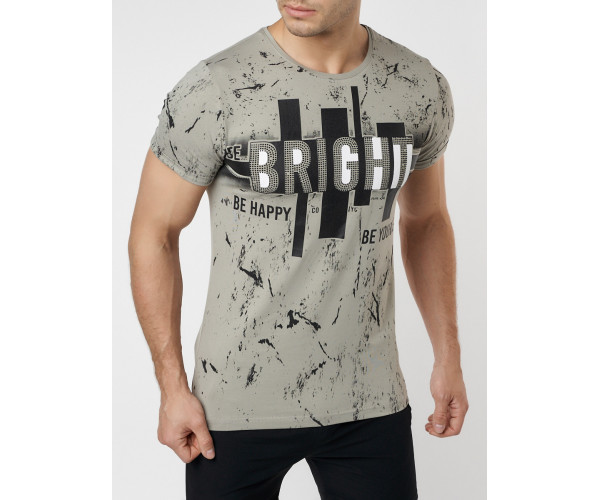 Подростковая футболка бежевого цвета 220146B