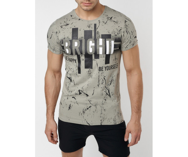 Подростковая футболка бежевого цвета 220146B