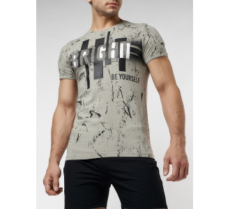 Подростковая футболка бежевого цвета 220146B