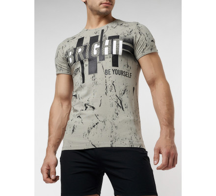 Подростковая футболка бежевого цвета 220146B