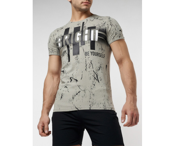 Подростковая футболка бежевого цвета 220146B