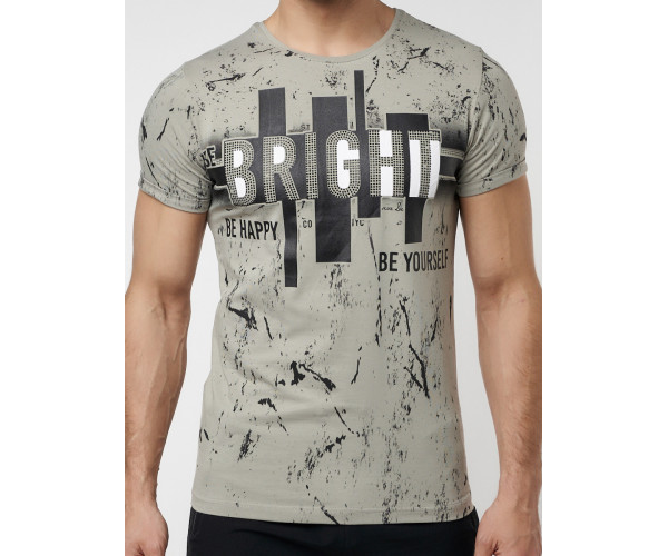 Подростковая футболка бежевого цвета 220146B