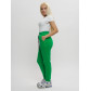 Джоггеры женские на флисе зимние зеленого цвета 1097Z