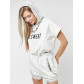 Костюм шорты и топ белого цвета 21117Bl