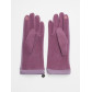 Классические перчатки демисезонные женские фиолетового цвета 610F