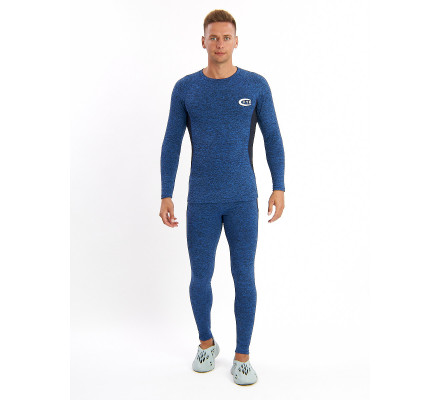 Термобелье мужское синего цвета 2202S