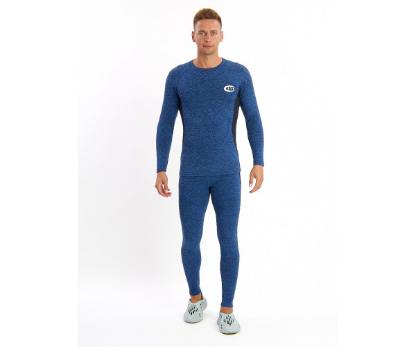 Термобелье мужское синего цвета 2202S
