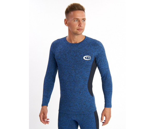 Термобелье мужское синего цвета 2202S