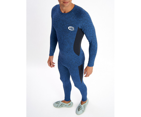 Термобелье мужское синего цвета 2202S