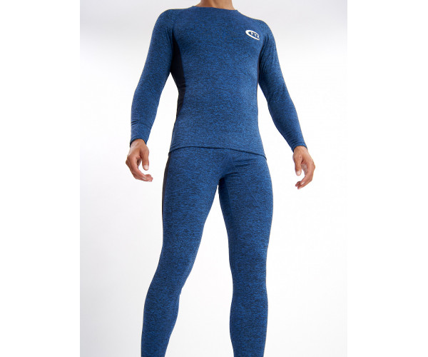 Термобелье мужское синего цвета 2202S