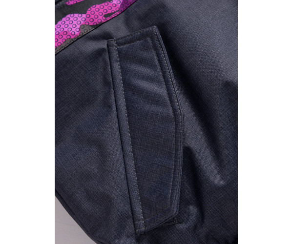 Горнолыжный костюм Valianly для девочки темно-фиолетового цвета 9016TF