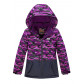 Горнолыжный костюм Valianly для девочки темно-фиолетового цвета 9016TF